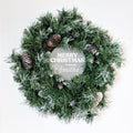 Personalised Wreath Centre - Merry Christmas From