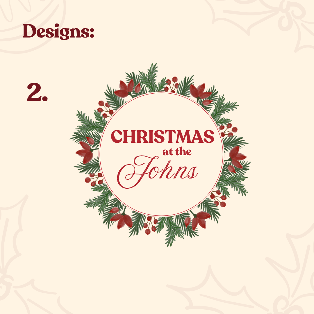 DIY Print at Home - Family Christmas T-Shirt