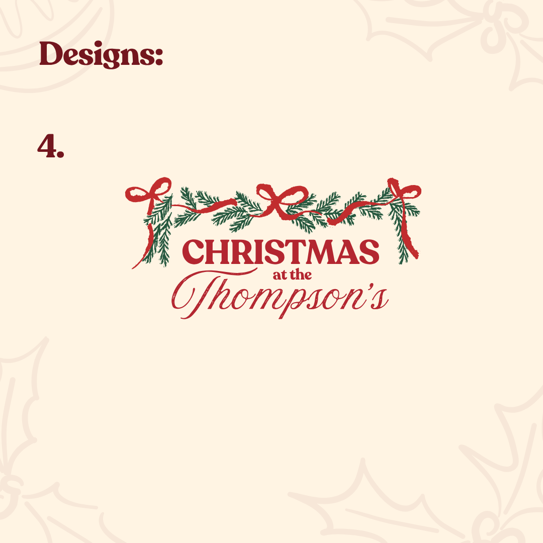 DIY Print at Home - Family Christmas T-Shirt