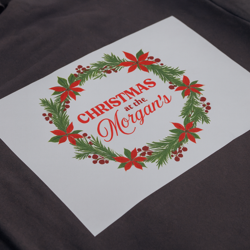 DIY Print at Home - Family Christmas T-Shirt